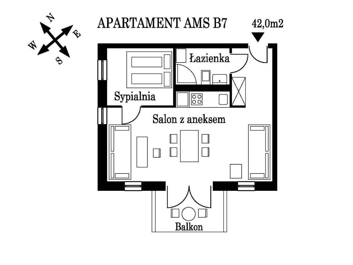 Apartament Ams B7 Rewal Buitenkant foto
